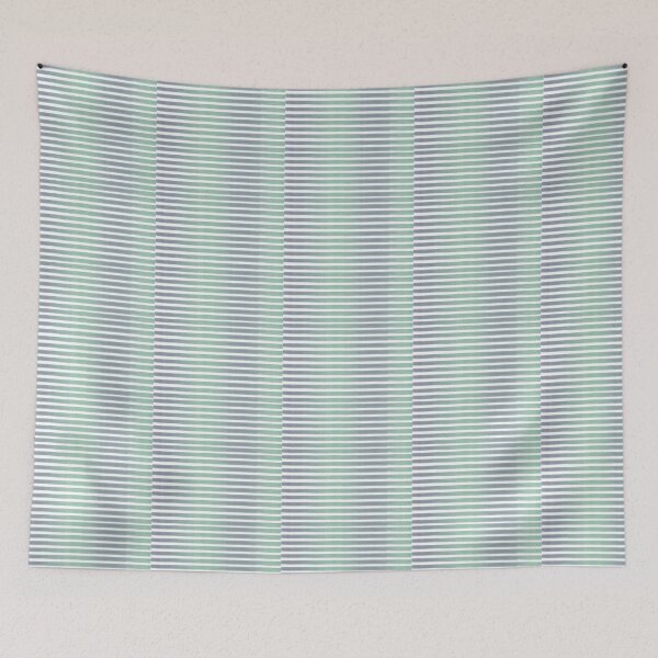 Item preview, Candy Vintage Stripes Curtains designed and sold by AlienTechs.