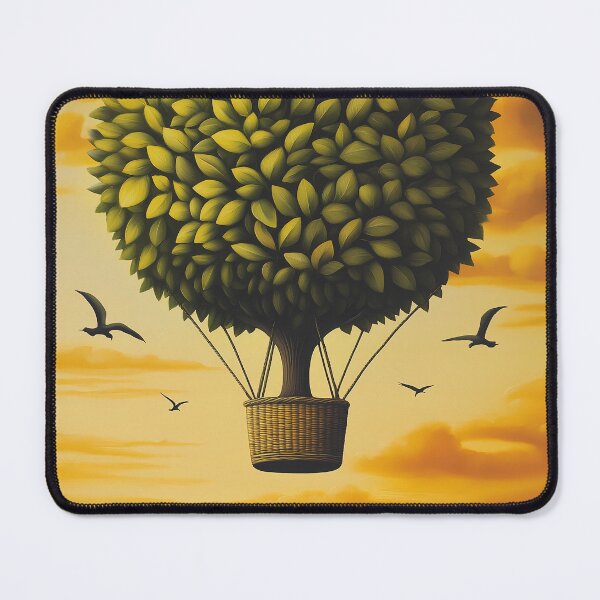 Item preview, Tree Balloon Over Surreal Landscape designed and sold by Moisky Art.