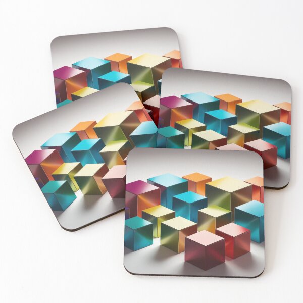 Item preview, Gradient cubes  designed and sold by milena-d98.