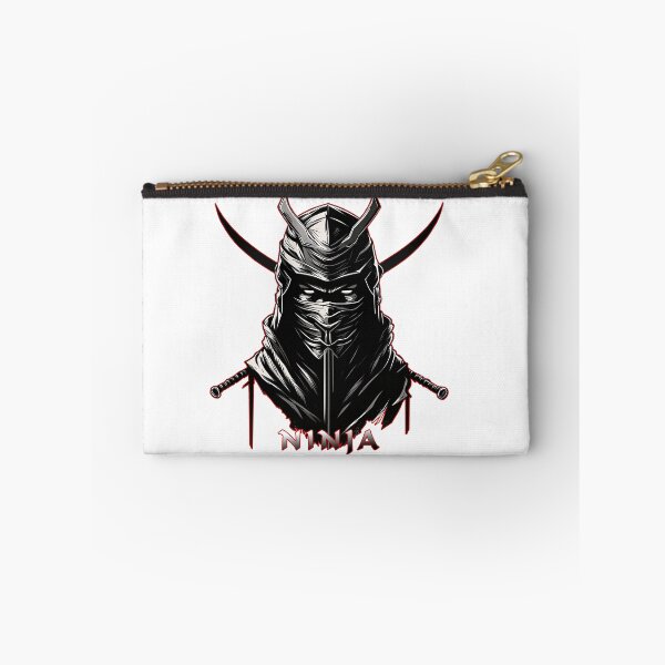 Item preview, Ninja Fighter Black White Lettering Red designed and sold by Salimgor Hangaround Music.