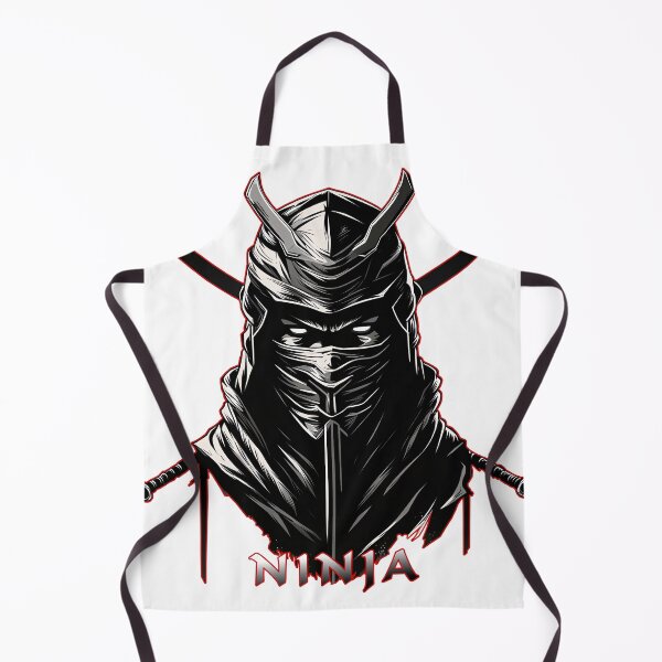 Item preview, Ninja Fighter Black White Lettering Red designed and sold by Salimgor Hangaround Music.