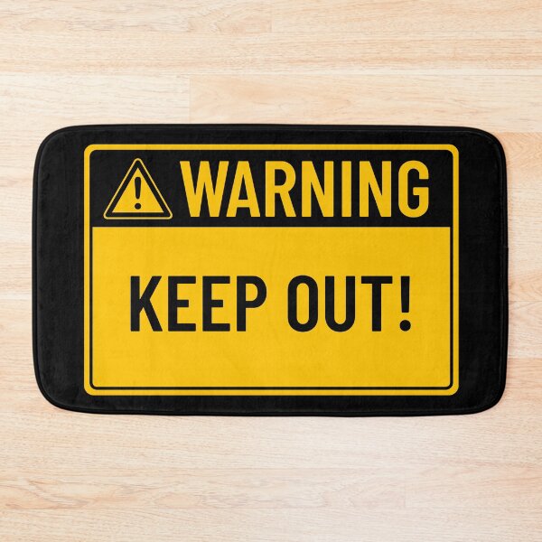 Item preview, Warning: Keep Out designed and sold by mr-k-store.