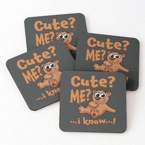 Item preview, Cute Bear Saying designed and sold by SuRReal3D.