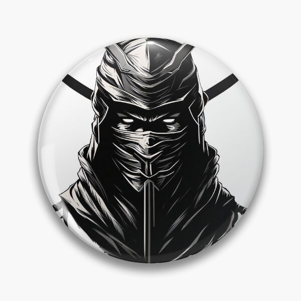 Item preview, Ninja Fighter Black White Lettering Black designed and sold by Salimgor Hangaround Music.