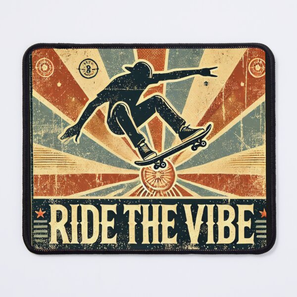 Item preview, Ride the Vibe: Vintage Skateboarding Spirit designed and sold by bb-tees-by-mlee.