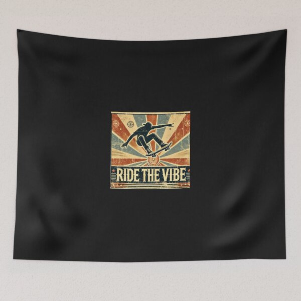 Item preview, Ride the Vibe: Vintage Skateboarding Spirit designed and sold by bb-tees-by-mlee.