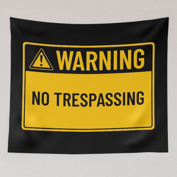 Item preview, Warning: No Trespassing designed and sold by mr-k-store.