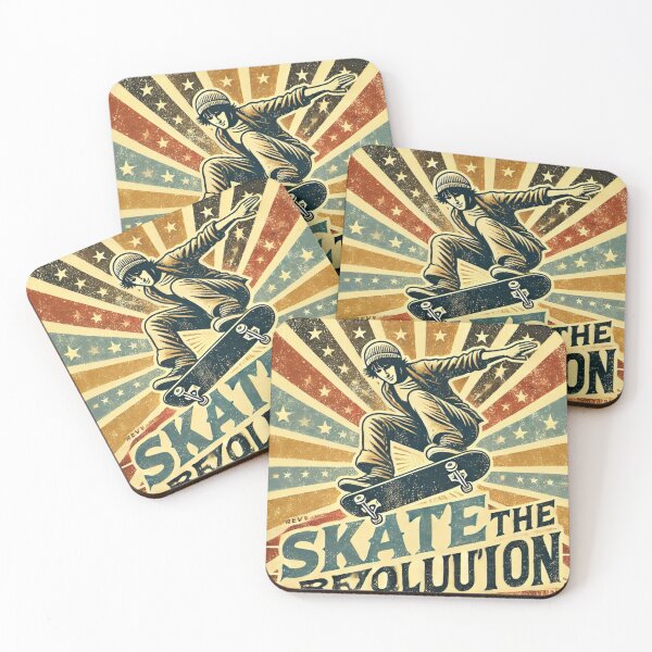 Item preview, Skate the Revolution: A Retro Vibe designed and sold by bb-tees-by-mlee.