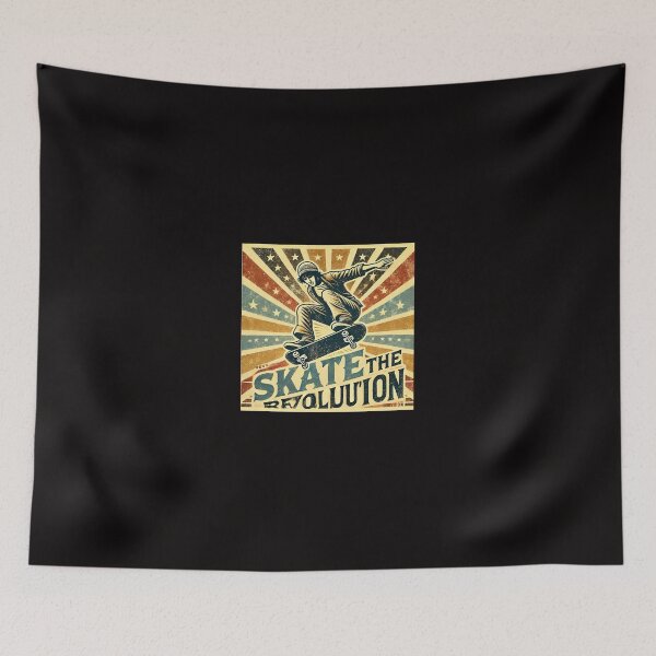 Item preview, Skate the Revolution: A Retro Vibe designed and sold by bb-tees-by-mlee.