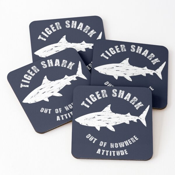 Item preview, Tiger Shark - Out of Nowhere Attitude, Unique designed and sold by villacreativa.