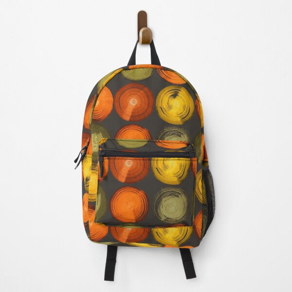 Item preview, circles brush red orange designed and sold by Alessandro Remo Mazzoni Remotextiles.