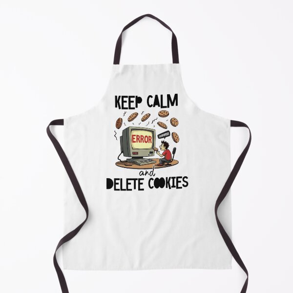 Item preview, Retro Computer Cartoon with Cookies Humor designed and sold by Betsytiptoe.