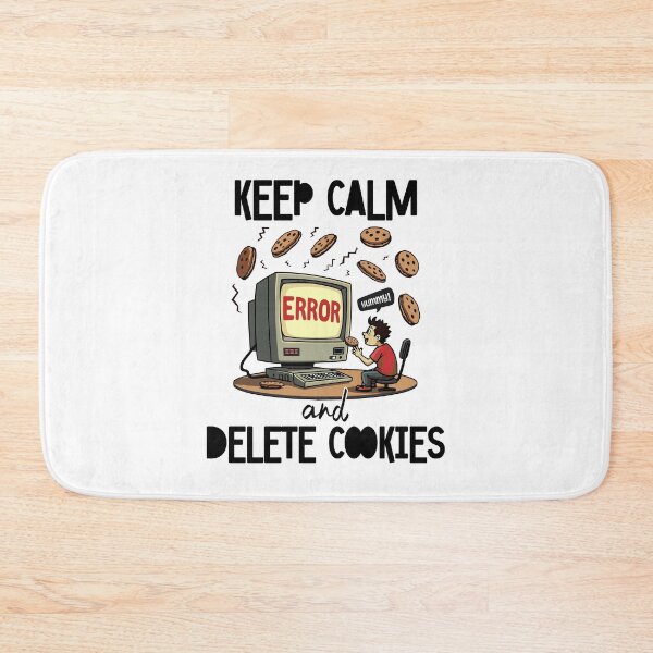 Item preview, Retro Computer Cartoon with Cookies Humor designed and sold by Betsytiptoe.