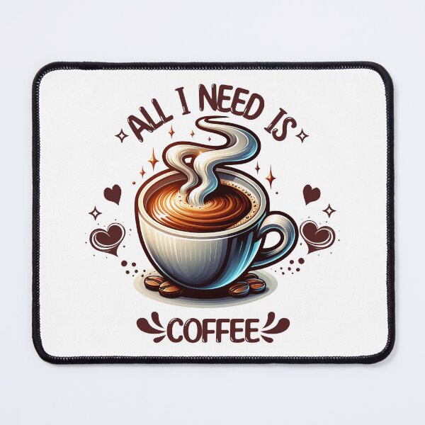 Item preview, Coffee Squad :  ALL I NEED IS COFFEE designed and sold by Eksama Design.