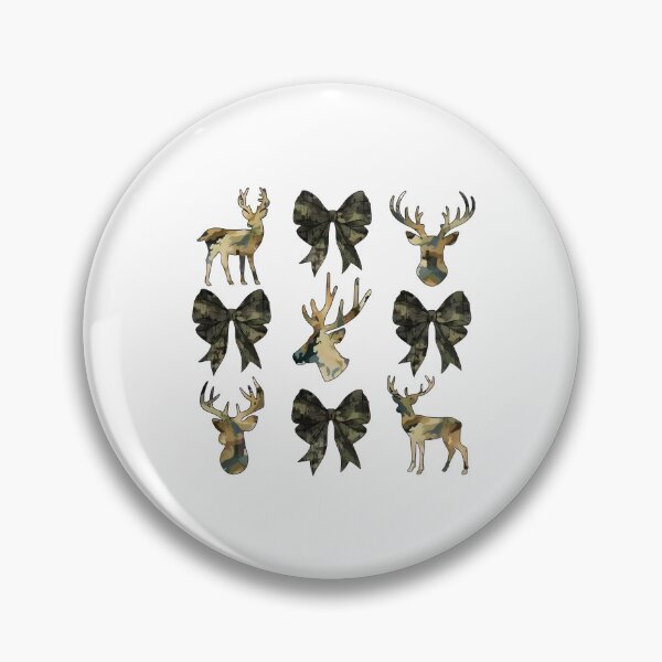 Item preview, Camouflage Deer and Bow Festive Holiday Design designed and sold by nor-my.