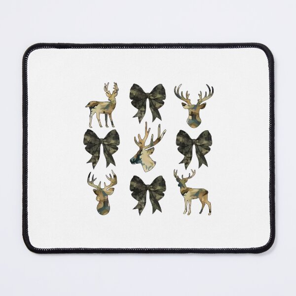 Item preview, Camouflage Deer and Bow Festive Holiday Design designed and sold by nor-my.