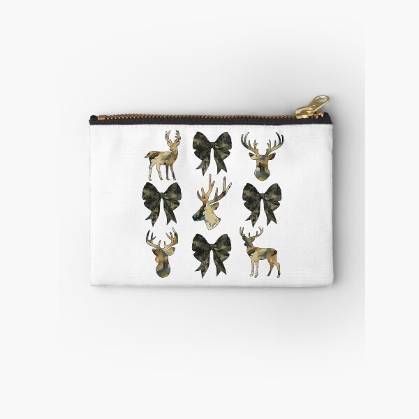 Item preview, Camouflage Deer and Bow Festive Holiday Design designed and sold by nor-my.