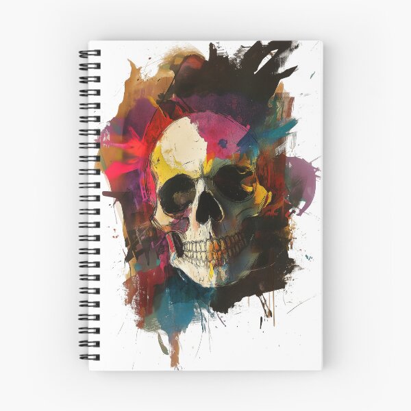 Item preview, Painted skull designed and sold by Cimbart.