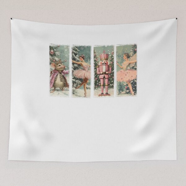 Item preview, Nutcracker Ballet Vintage Christmas Scene Art designed and sold by nor-my.