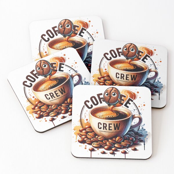 Item preview, Coffee Squad : Coffee Crew Forever designed and sold by Eksama Design.
