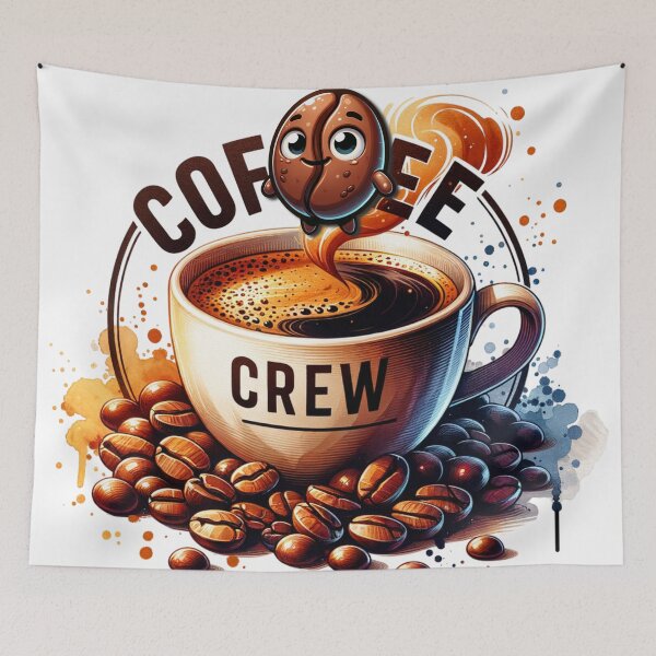 Item preview, Coffee Squad : Coffee Crew Forever designed and sold by Eksama Design.