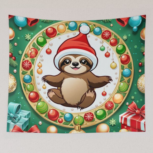Item preview, Baby Sloth 1st Christmas designed and sold by purplesensation.