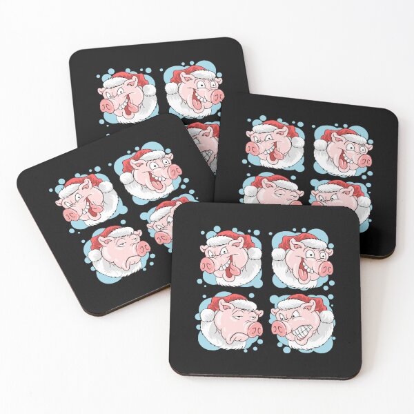 Item preview, Pig with Four Expressions designed and sold by Jackson-Will.
