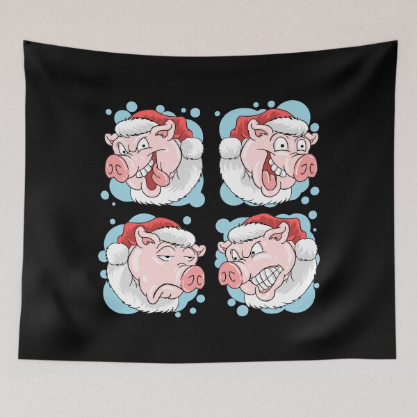 Item preview, Pig with Four Expressions designed and sold by Jackson-Will.