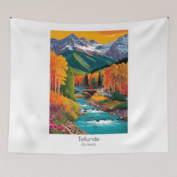 Item preview, Telluride  colorado poster vintage designed and sold by paulrommer.