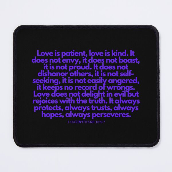 Item preview, 1 Corinthians 13:4-8 designed and sold by ridnaledesigner.