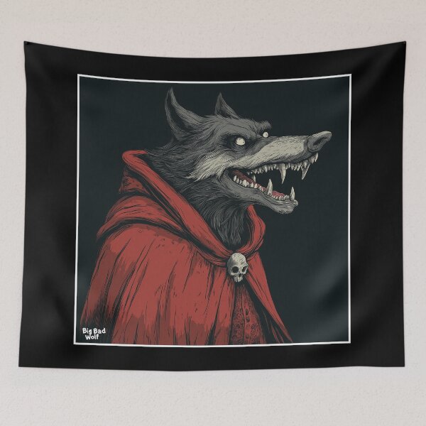 Item preview, Big Bad Wolf in Red Hood designed and sold by JacobSpace.