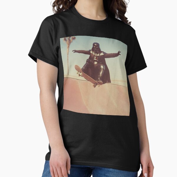 Item preview, Darth Vader Skateboarding Trick - Galactic Canvas Art designed and sold by BRAStudio.