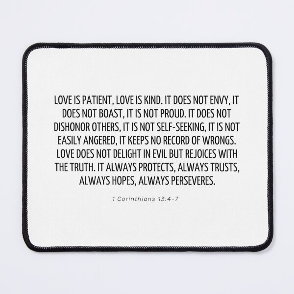 Item preview, 1 Corinthians 13:4-8 designed and sold by ridnaledesigner.