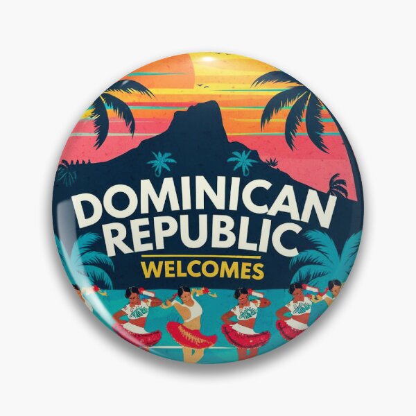 Item preview, Dominican Republic Welcomes Flag Map Santo Domingo, Punta Cana designed and sold by AnimalsDH305.