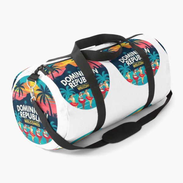 Item preview, Dominican Republic Welcomes Flag Map Santo Domingo, Punta Cana designed and sold by AnimalsDH305.