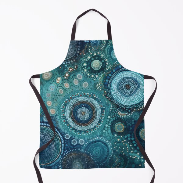 Item preview, Aboriginal Inspired Dot Art - With Ocean designed and sold by GrinGalore.