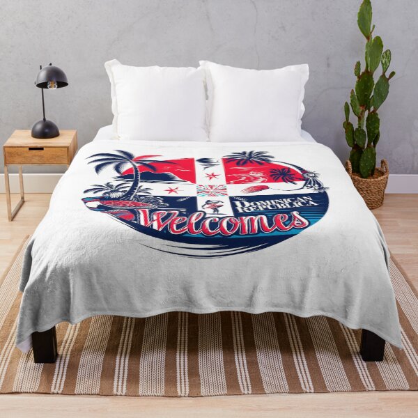 Item preview, Dominican Republic Welcomes Flag Map Santo Domingo, Punta Cana designed and sold by AnimalsDH305.