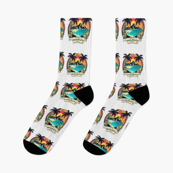 Item preview, Dominican Republic Welcomes Flag Map Santo Domingo, Punta Cana designed and sold by AnimalsDH305.