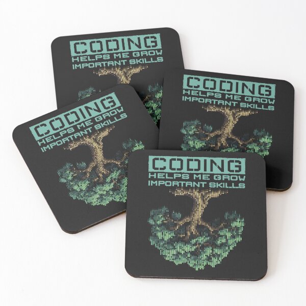 Item preview, Inverted Binary Tree Humorous ASCII Art, Computer Coding Helps Me Grow Important Skills designed and sold by Ransyn Art.