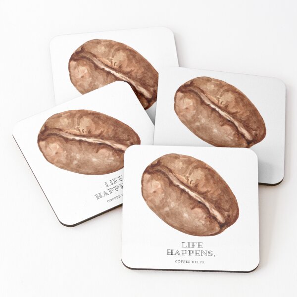 Item preview, Life Happen, coffee helps designed and sold by GrzesiakStudio.