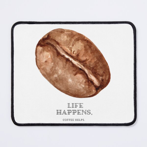Item preview, Life Happen, coffee helps designed and sold by GrzesiakStudio.