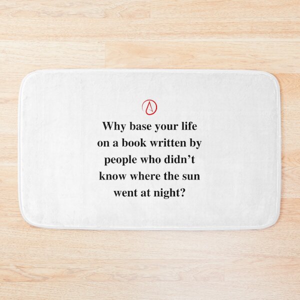 Item preview,  . Atheist quotes. Secular humour. BlackText Version. designed and sold by Atheist-Heaven.