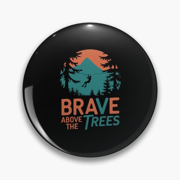 Item preview, Zipline Survivor - Brave Above The Trees designed and sold by GRABAPSHOP.