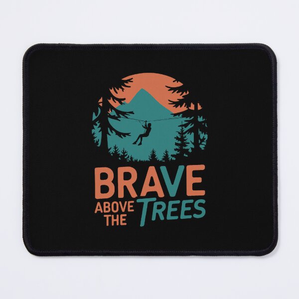 Item preview, Zipline Survivor - Brave Above The Trees designed and sold by GRABAPSHOP.