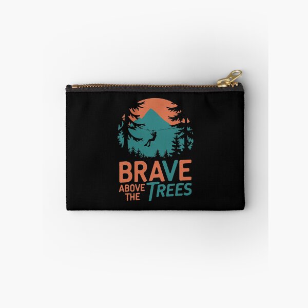 Item preview, Zipline Survivor - Brave Above The Trees designed and sold by GRABAPSHOP.