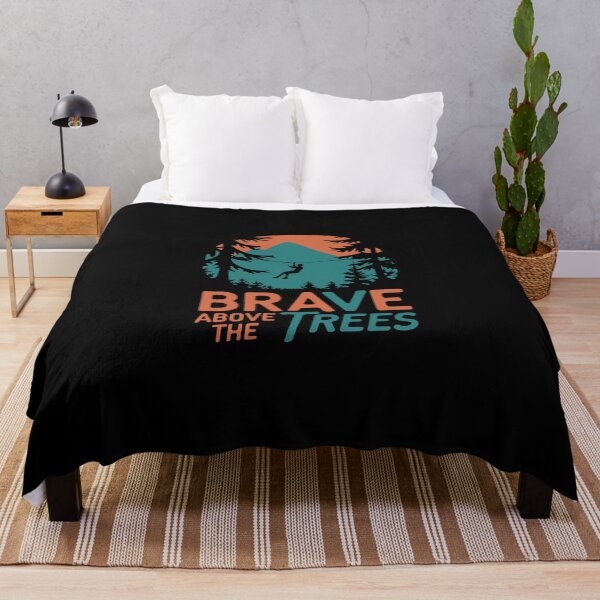 Item preview, Zipline Survivor - Brave Above The Trees designed and sold by GRABAPSHOP.