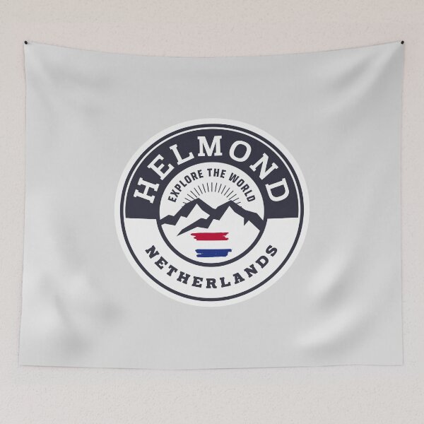 Item preview, Helmond Netherlands Black and White Crest designed and sold by World Designs.