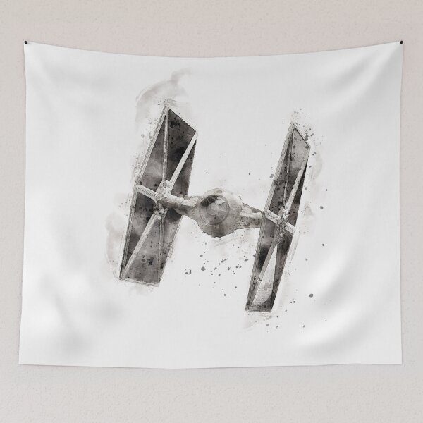 Item preview, Tie Fighter in watercolor designed and sold by paulrommer.