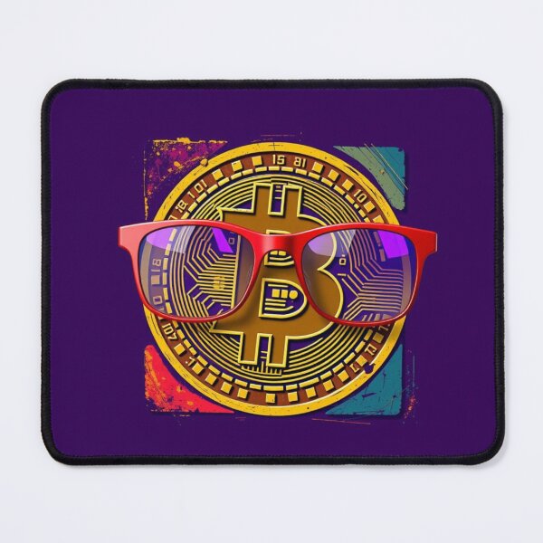 Item preview, Bitcoin and the Red Glasses designed and sold by Azrabi.
