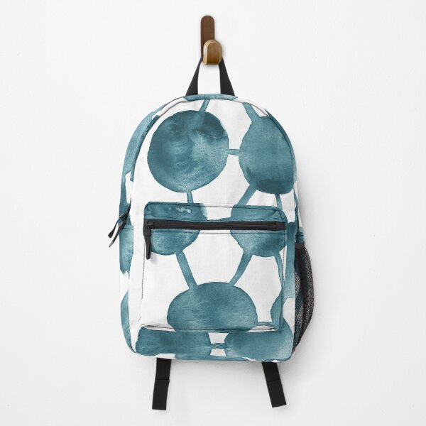 Item preview, Teal Blue Circles And Lines Abstract Watercolor designed and sold by Irina Sztukowski.